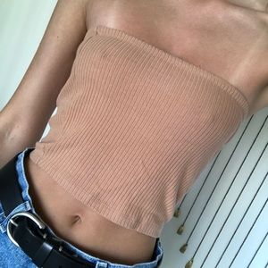 Urban outfitters nude tube top